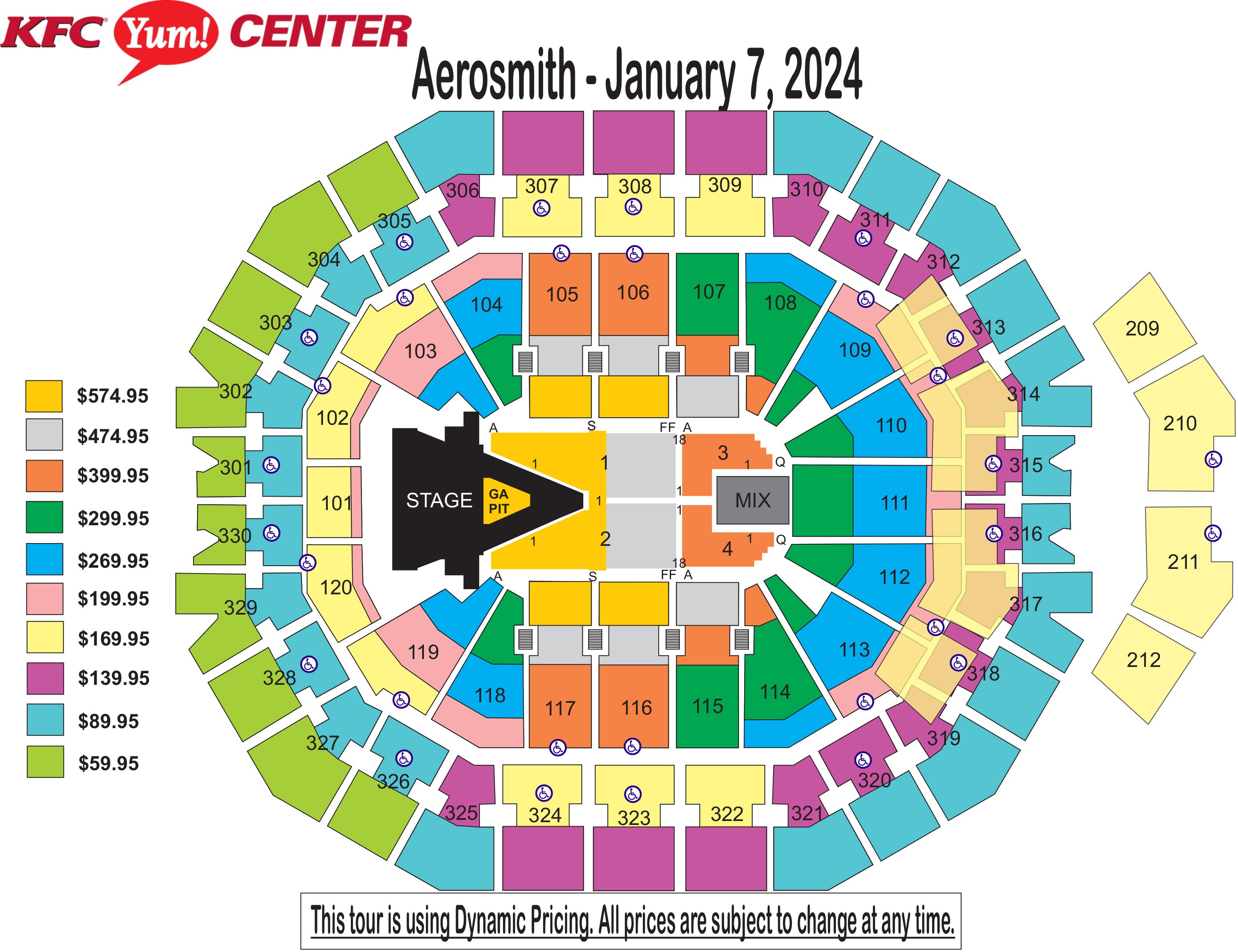 Yum Center Seating Chart Matttroy