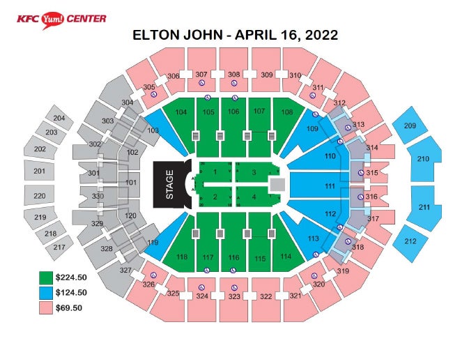 Staples Seating Chart Elton John Cabinets Matttroy