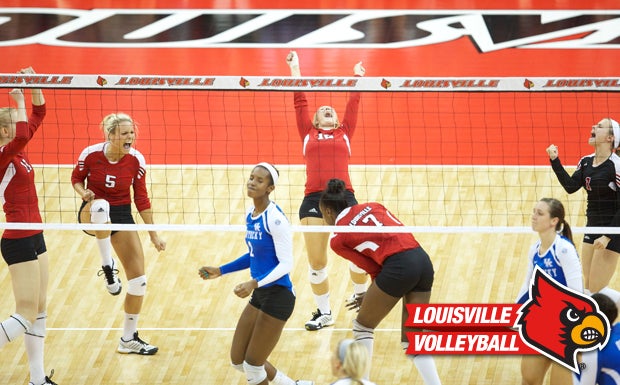 UL Volleyball vs. Temple | KFC Yum! Center