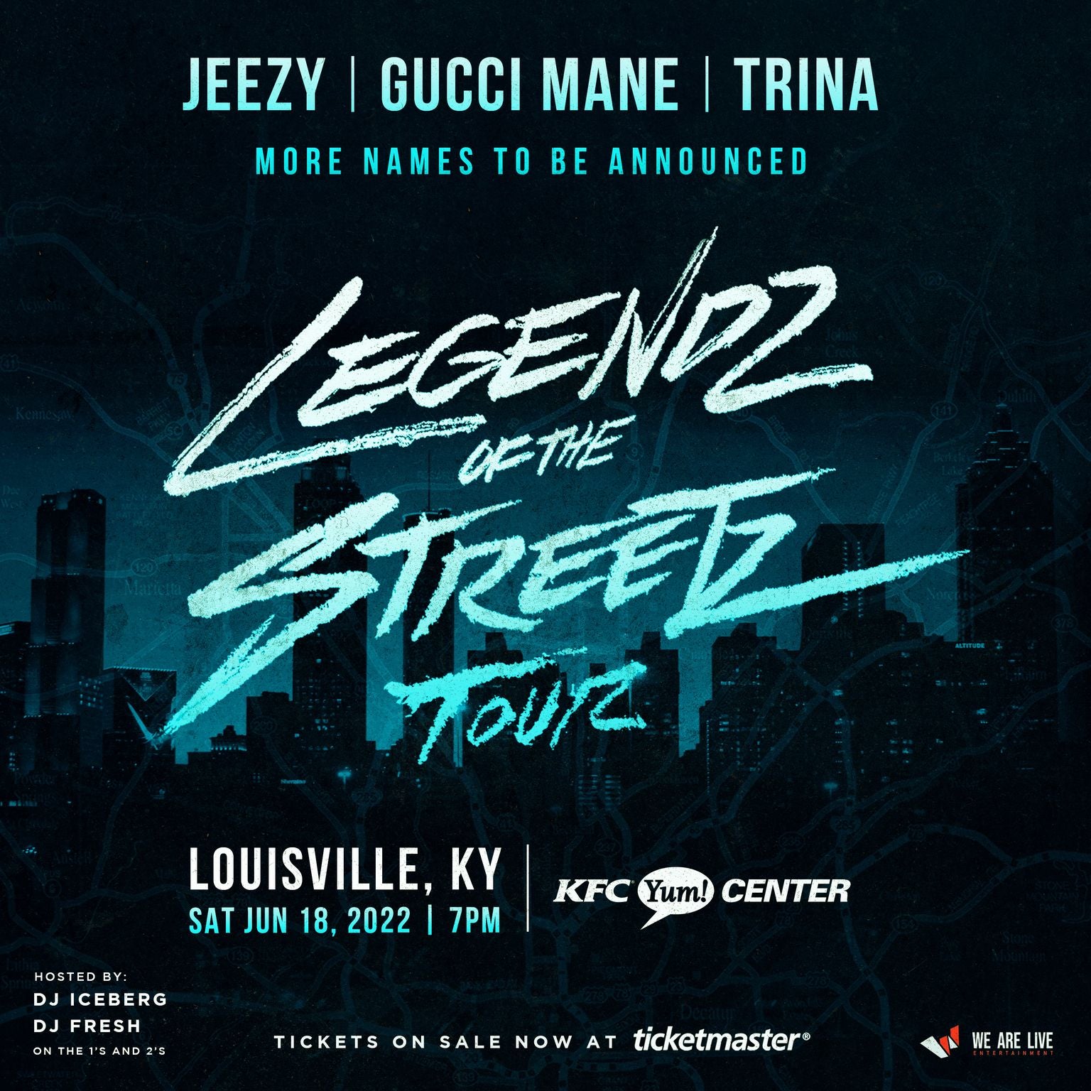 CANCELED Legendz of the Streetz Tour 2022 KFC Yum! Center